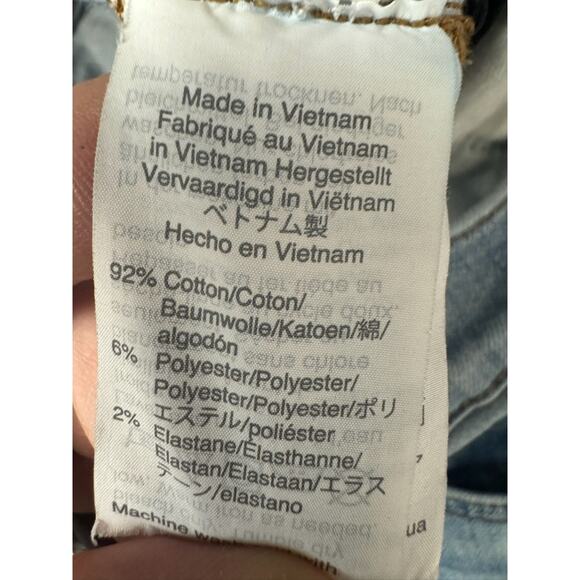 Madewell Size 27 Womens Jeans Cali Demi Boot Light Wash Stretch Button Fly - Picture 11 of 11